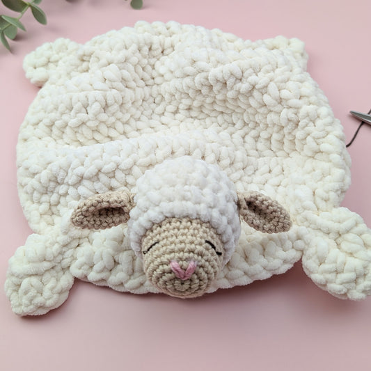 Little Mary Lamb Lovey Crochet Pattern PDF