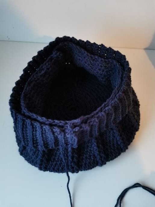 Slouchy Beret Beanie Crochet Pattern PDF