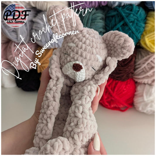 Bulldog Lovey Crochet Pattern PDF