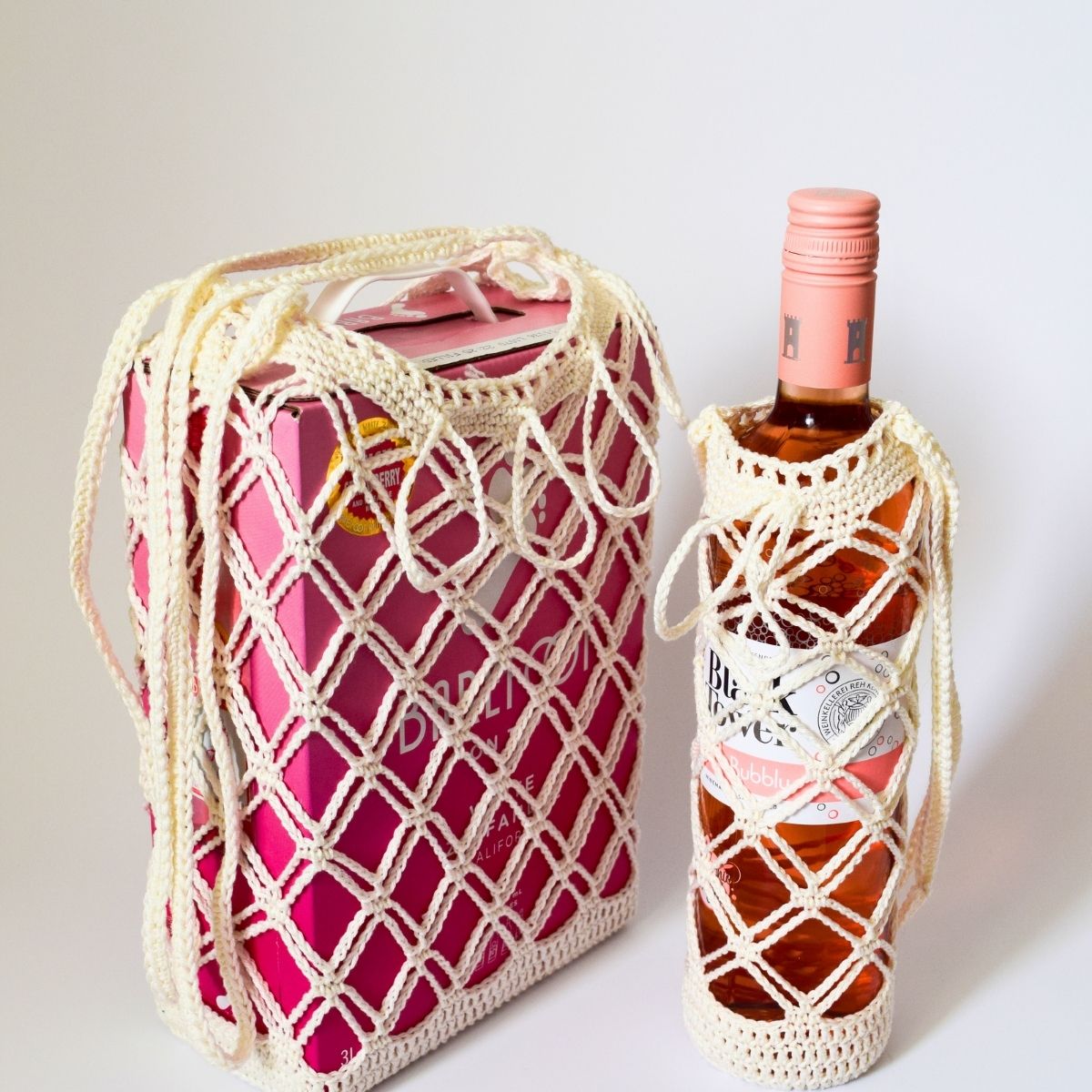 Wine Caddy Crochet Pattern PDF