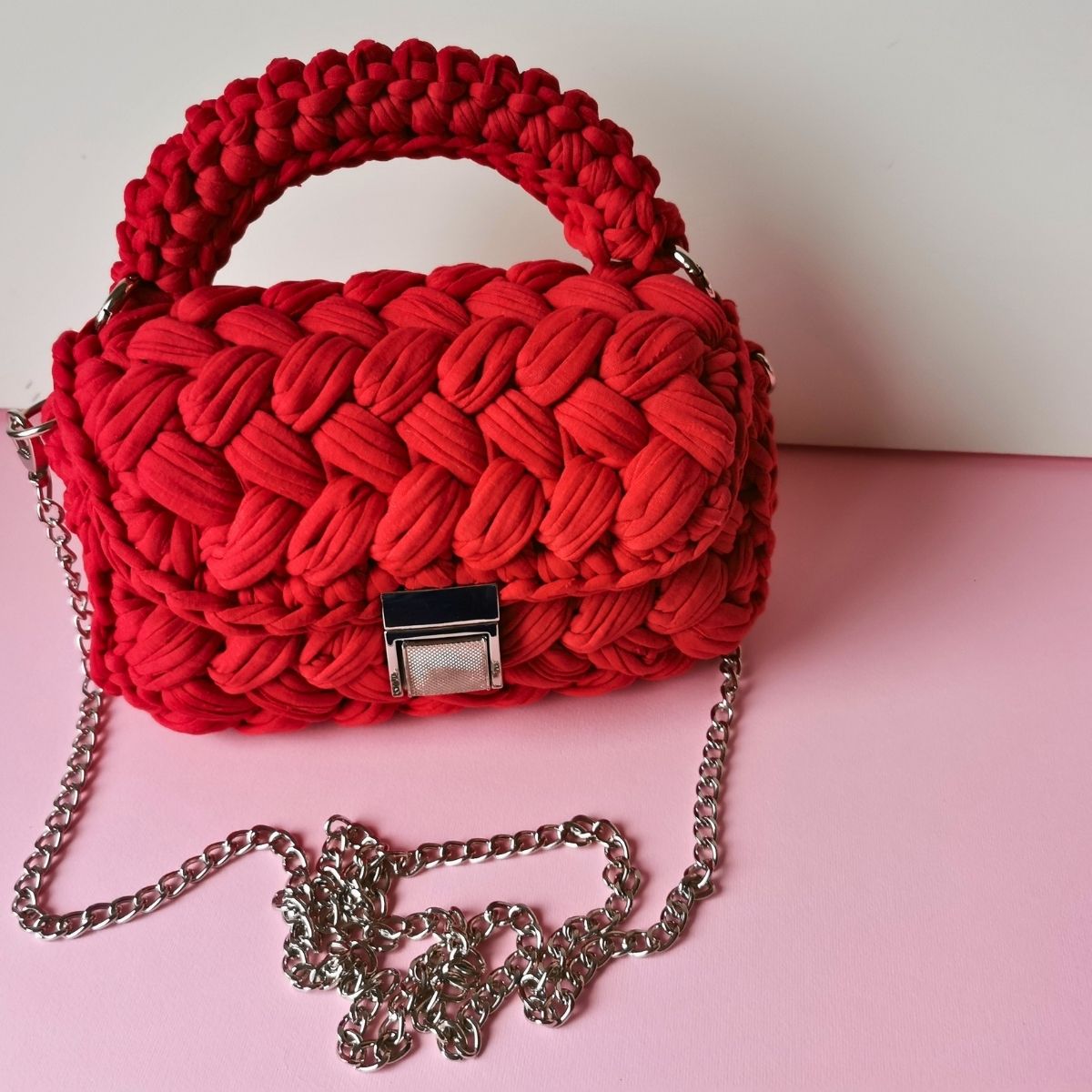 T-Shirt Yarn Clutch Crochet Pattern PDF