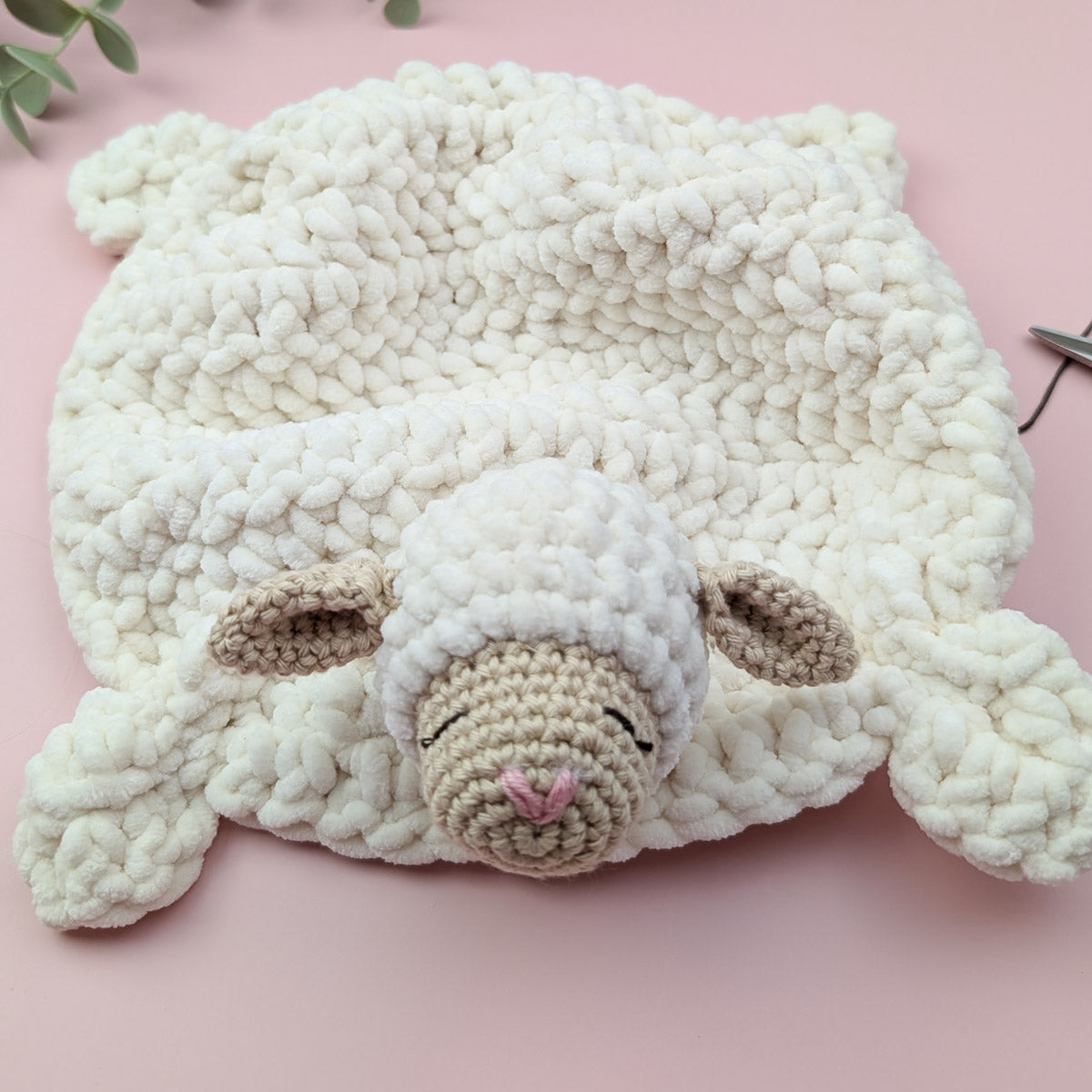 Little Mary Lamb Lovey Crochet Pattern PDF