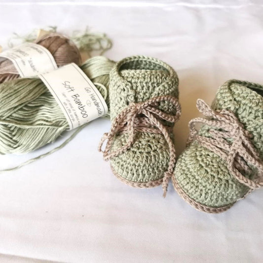 5 baby booties and shoe pattern bundle