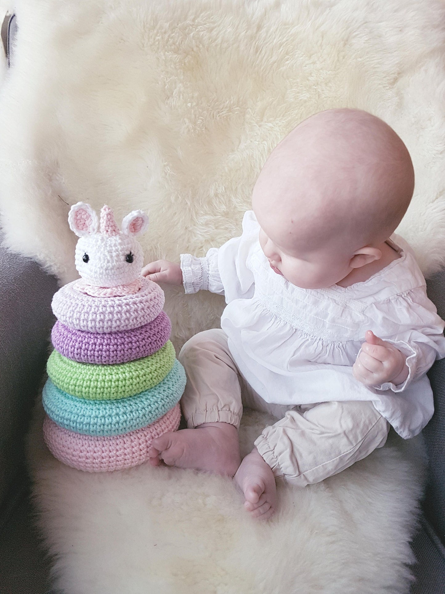 Baby Stacking Toy Crochet Pattern PDF