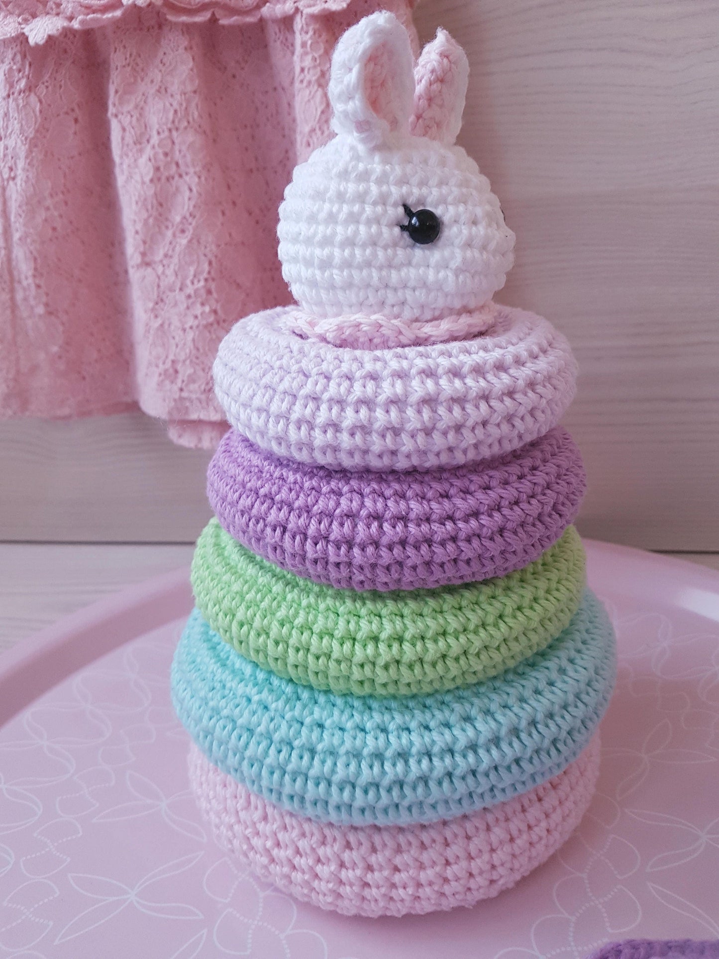 Baby Stacking Toy Crochet Pattern PDF