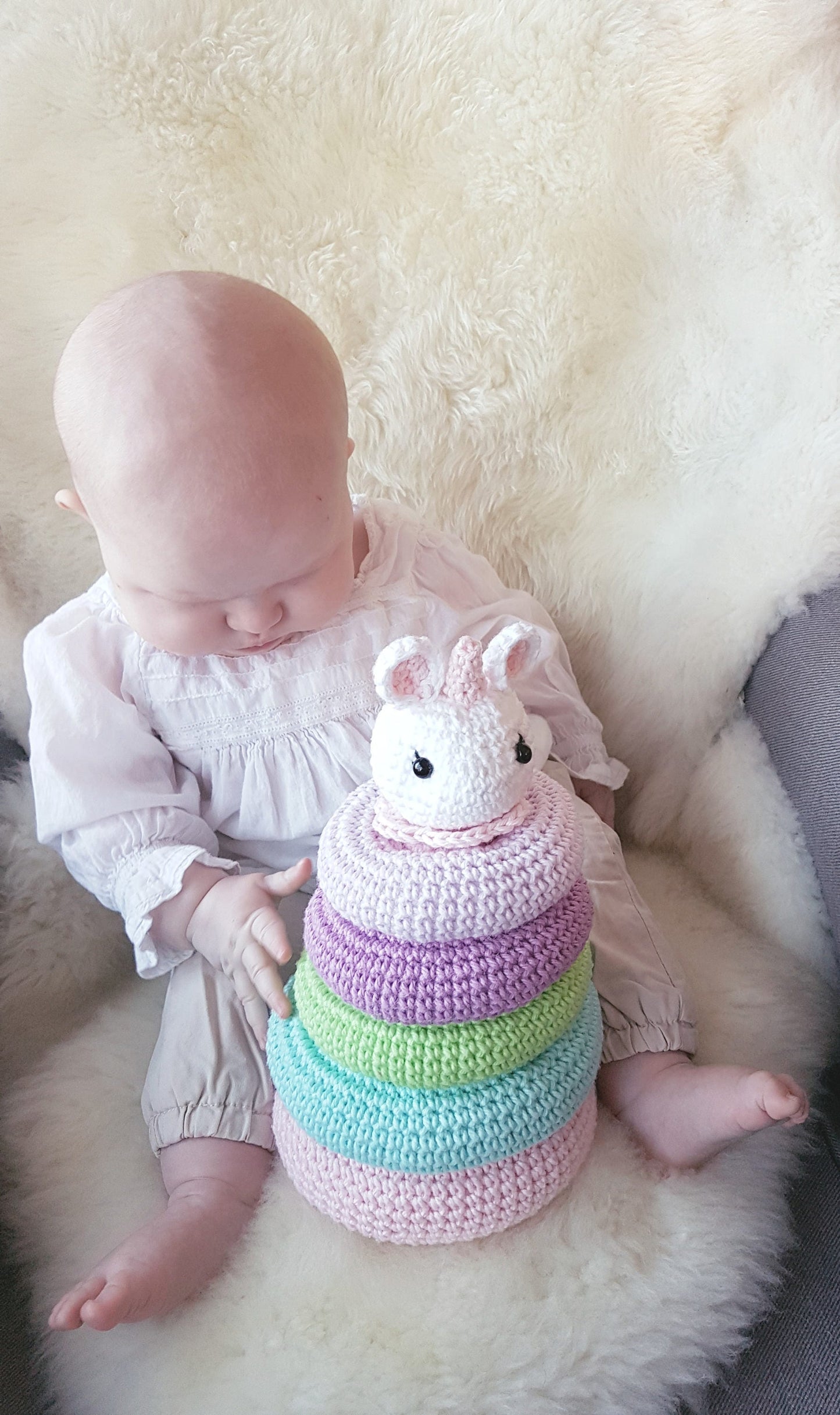 Baby Stacking Toy Crochet Pattern PDF