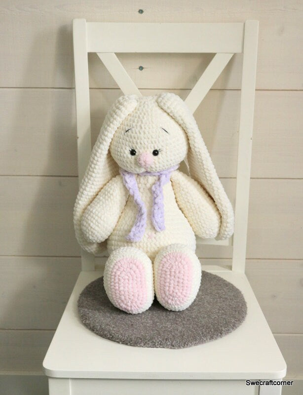 Big Eared Bunny Crochet Pattern PDF