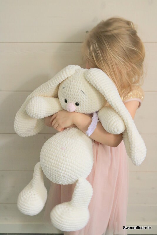 Big Eared Bunny Crochet Pattern PDF