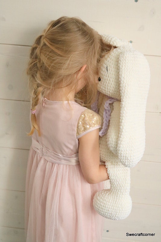 Big Eared Bunny Crochet Pattern PDF