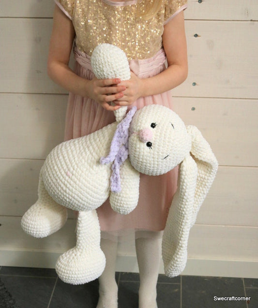 Big Eared Bunny Crochet Pattern PDF