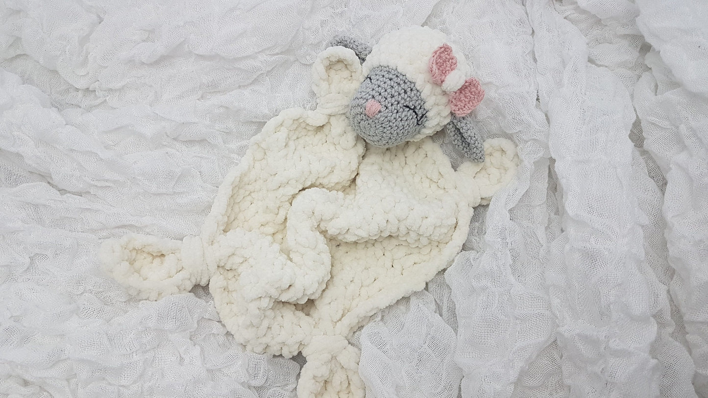 Little Mary Lamb Lovey Crochet Pattern PDF