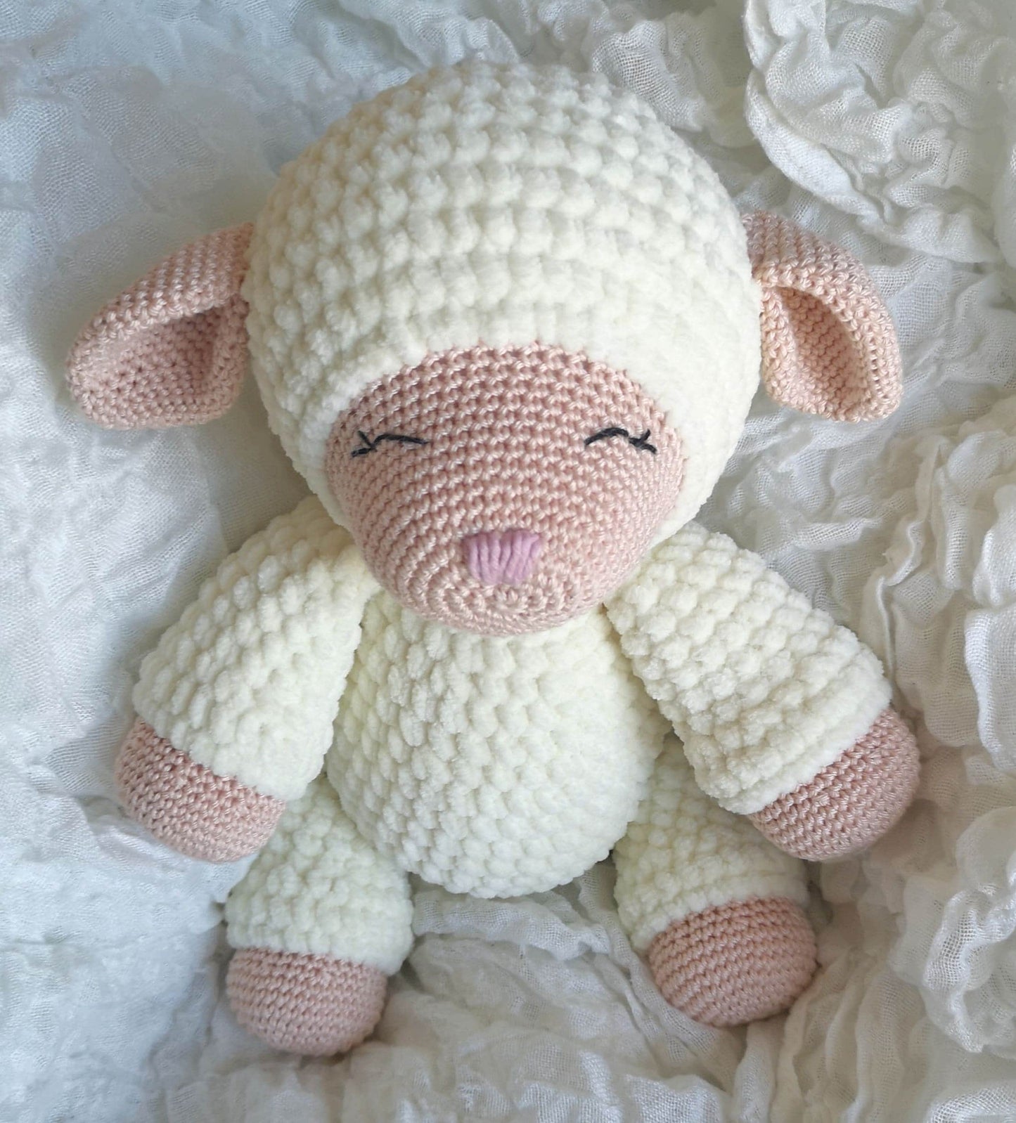 Stuffed Lamb Crochet Pattern PDF