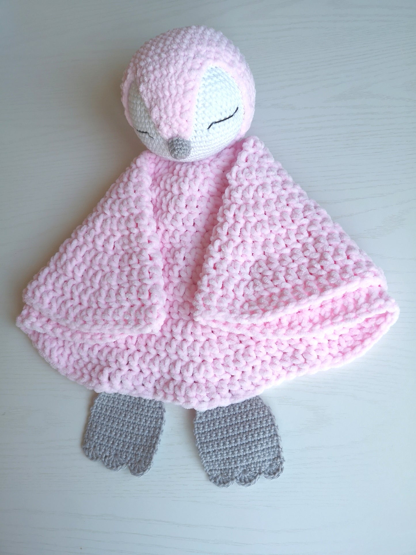 Penguin Baby Lovey Crochet Pattern PDF