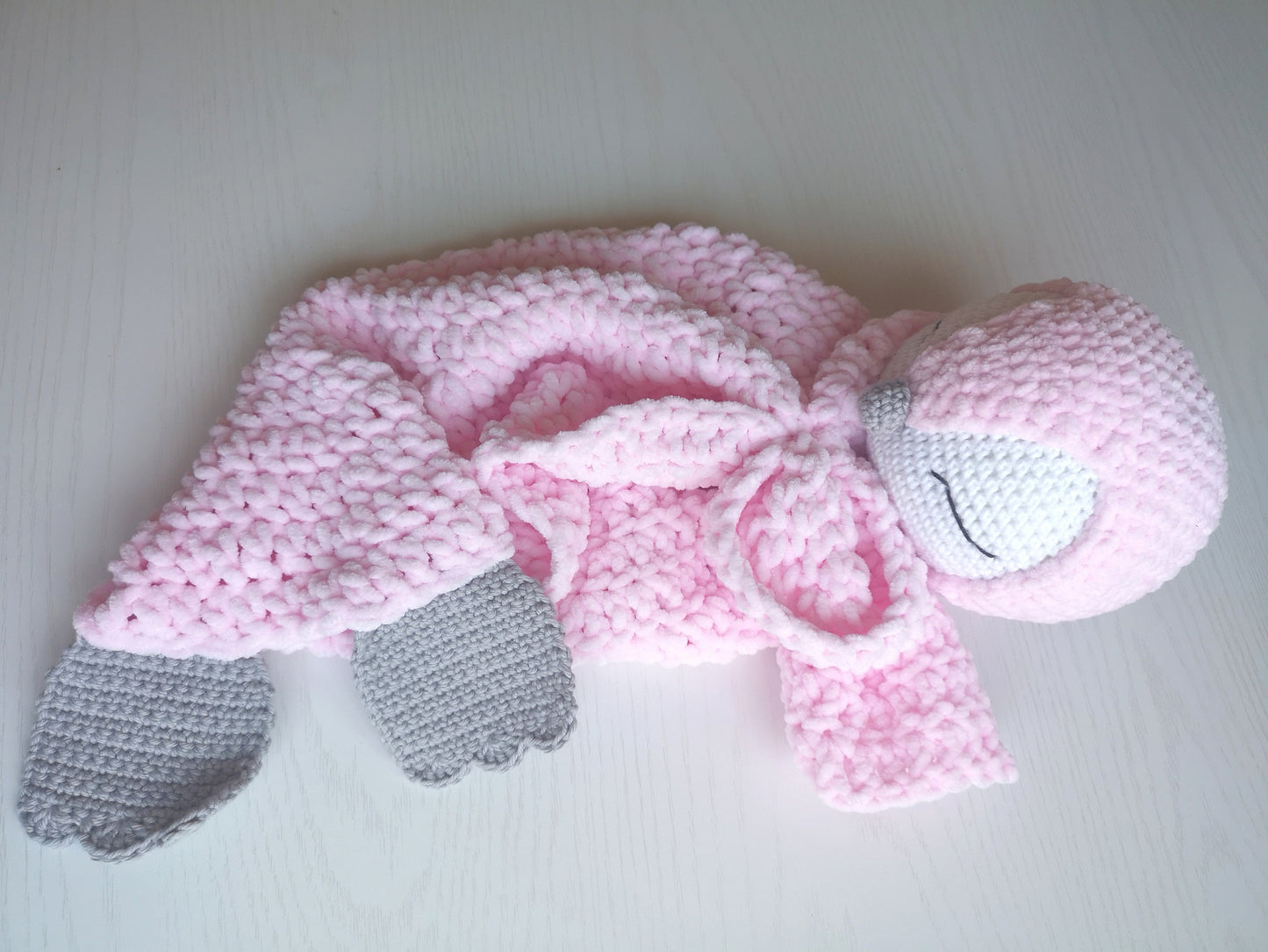 Penguin Baby Lovey Crochet Pattern PDF