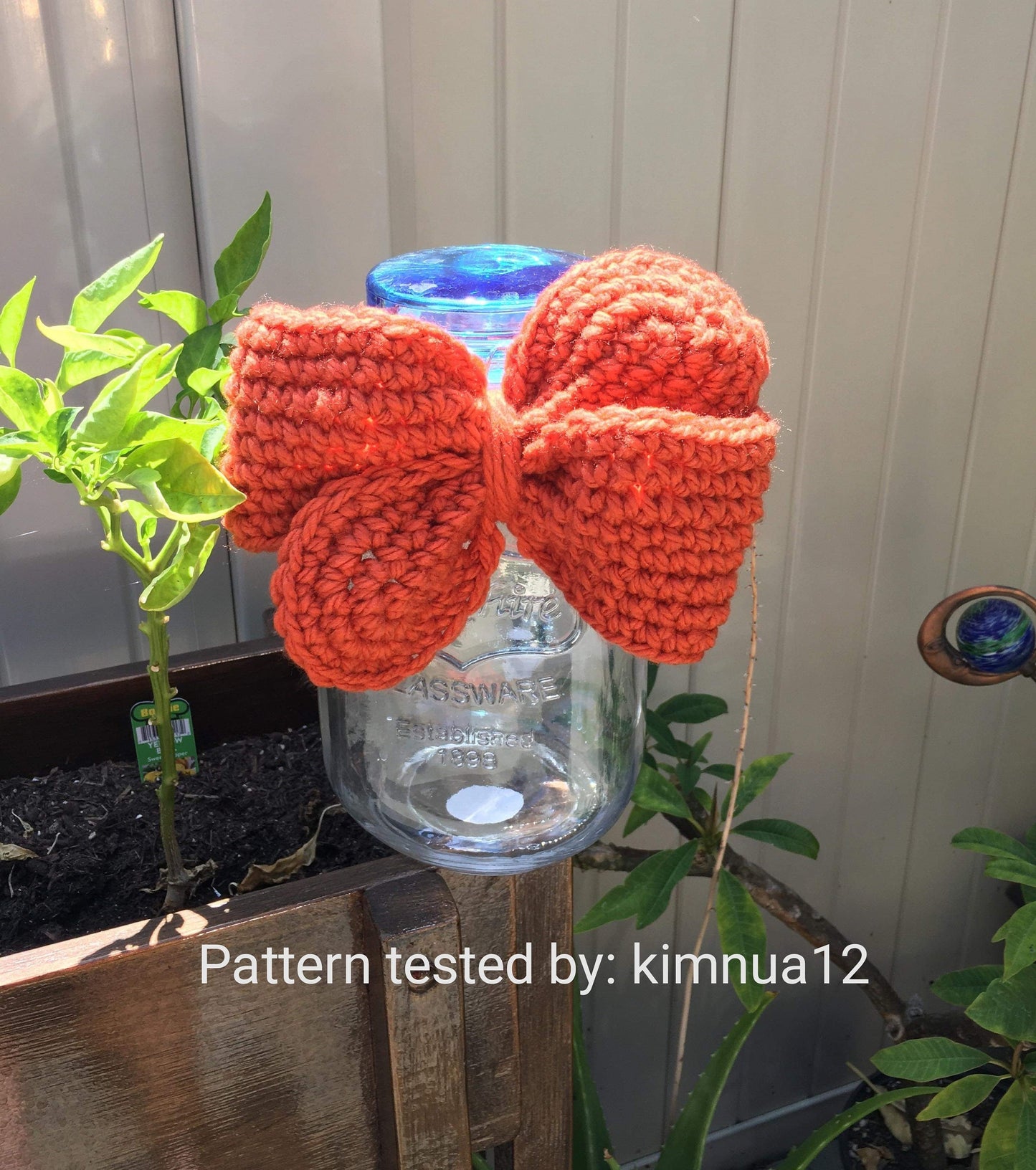 Bow Ear Warmer Crochet Pattern PDF