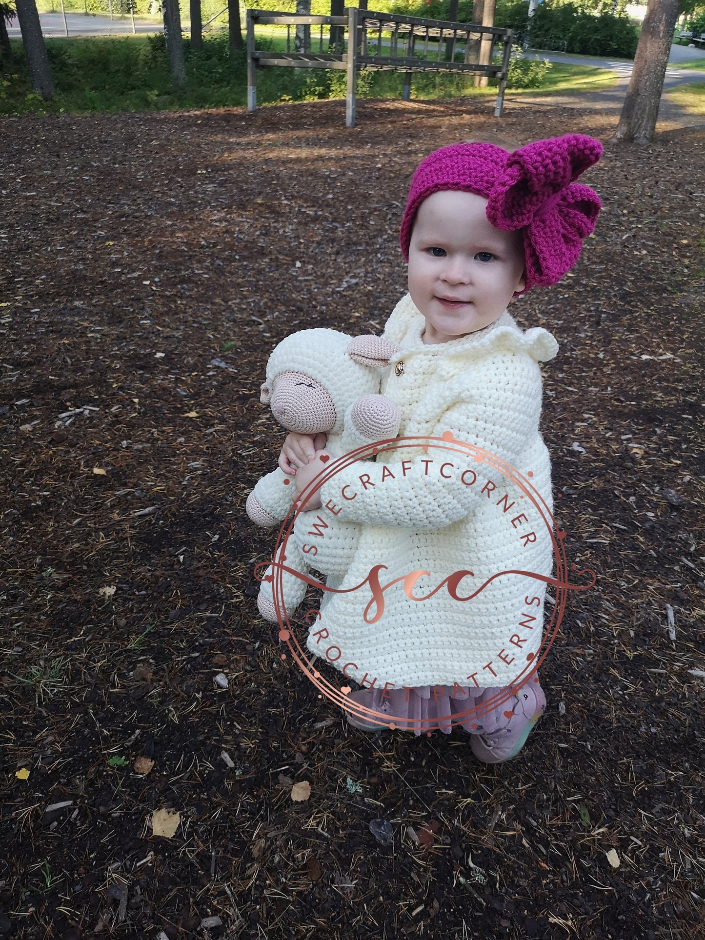 Bow Ear Warmer Crochet Pattern PDF