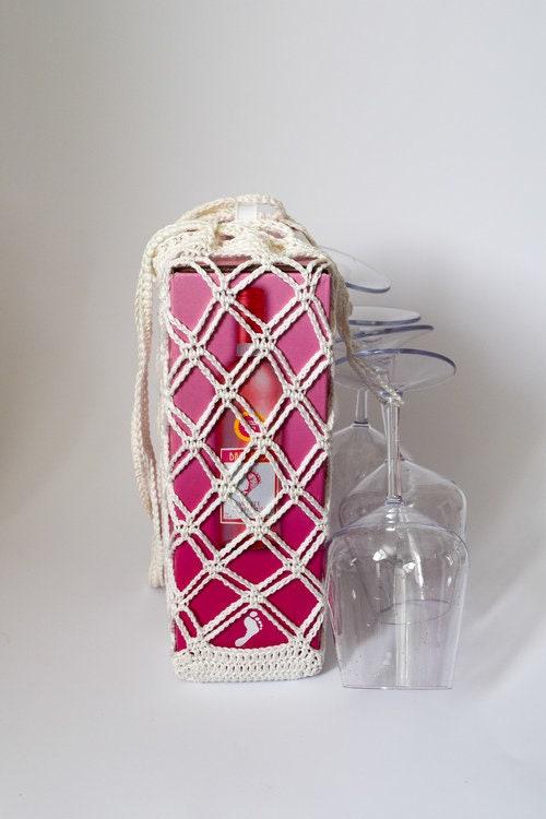 Wine Caddy Crochet Pattern PDF