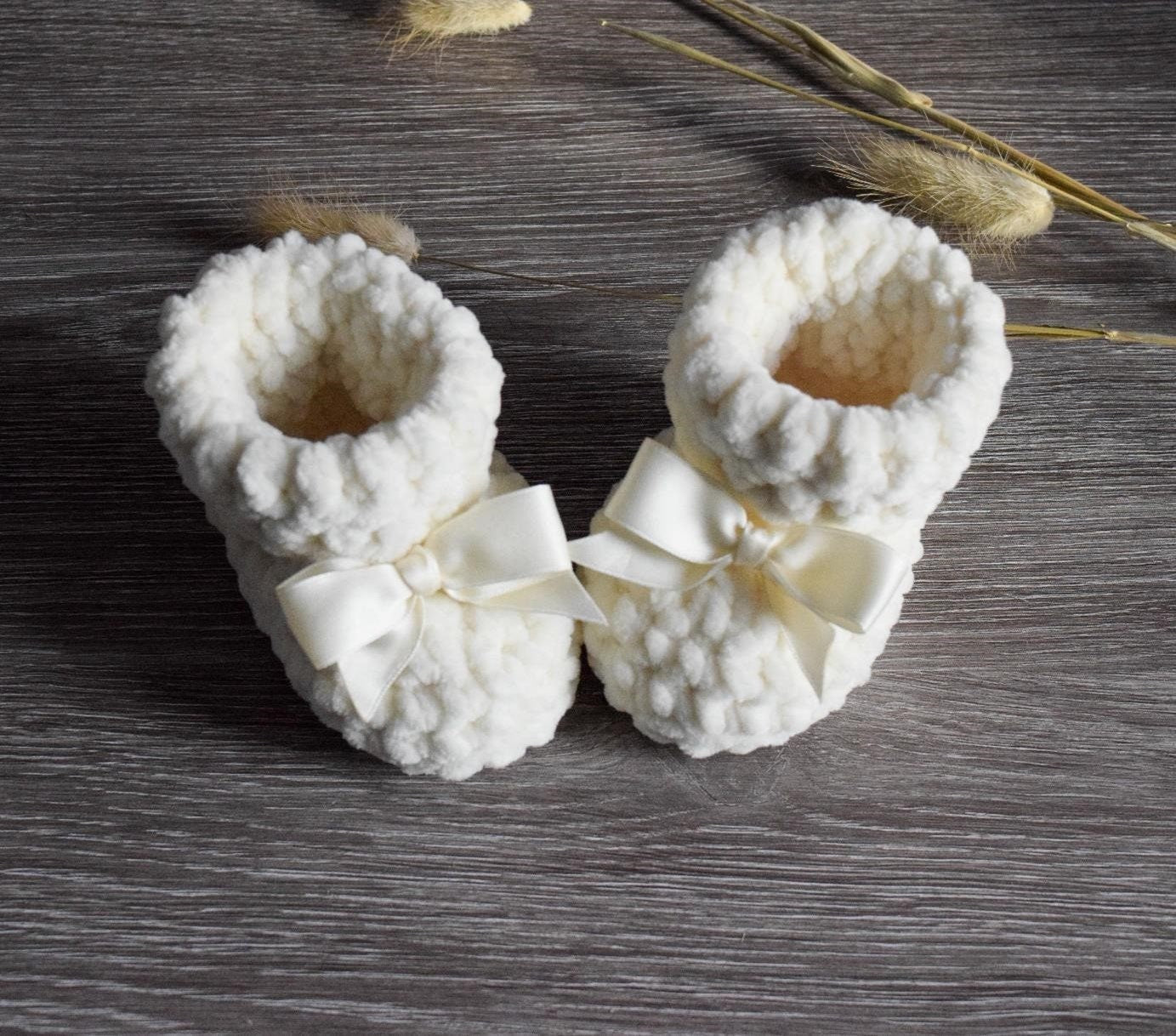 Quick Baby Booties Crochet Pattern PDF
