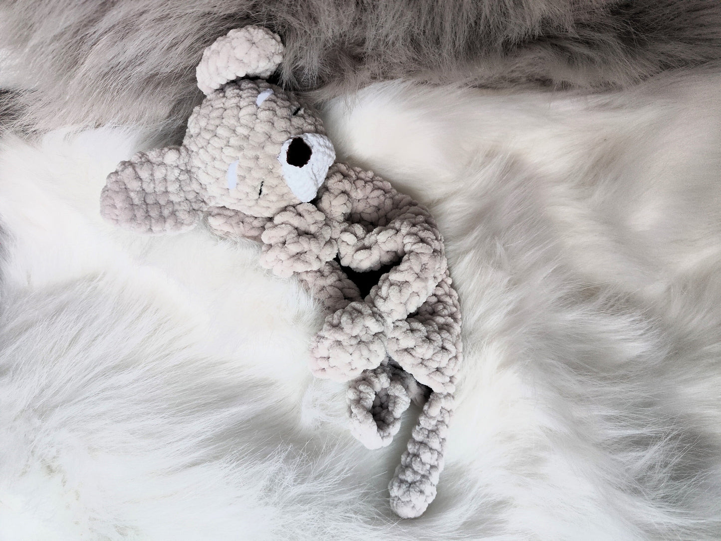Bulldog Lovey Crochet Pattern PDF