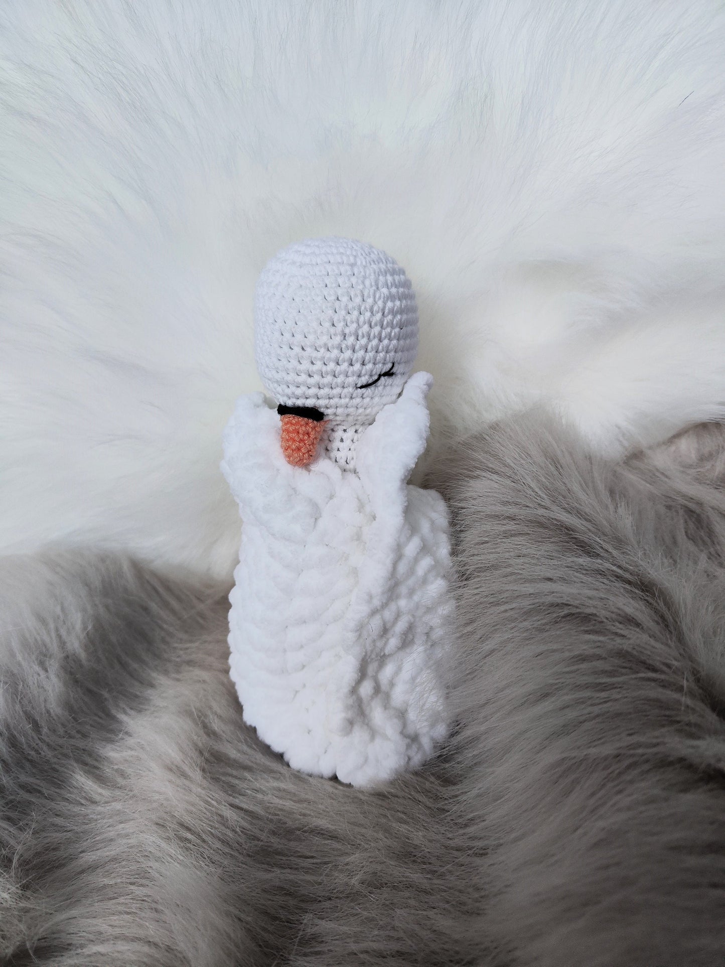 Swan Baby Lovey Crochet Pattern PDF
