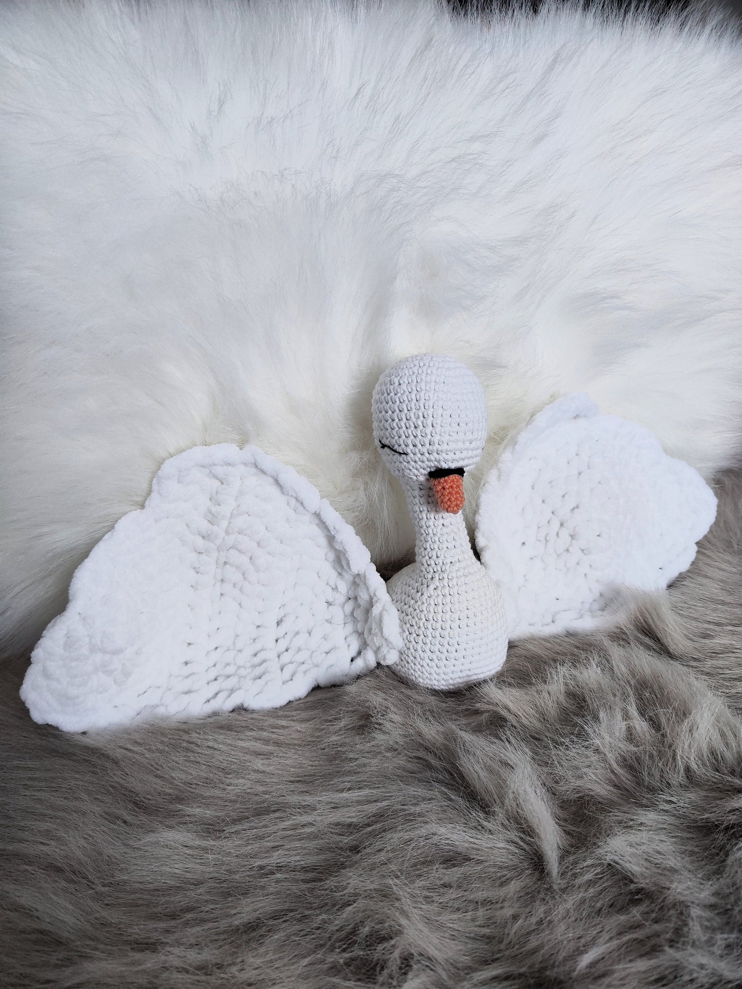Swan Baby Lovey Crochet Pattern PDF