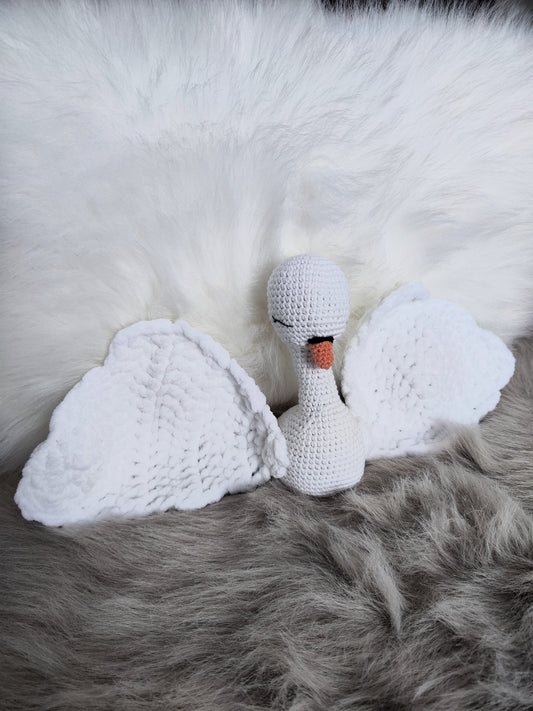 Swan Baby Lovey Crochet Pattern PDF