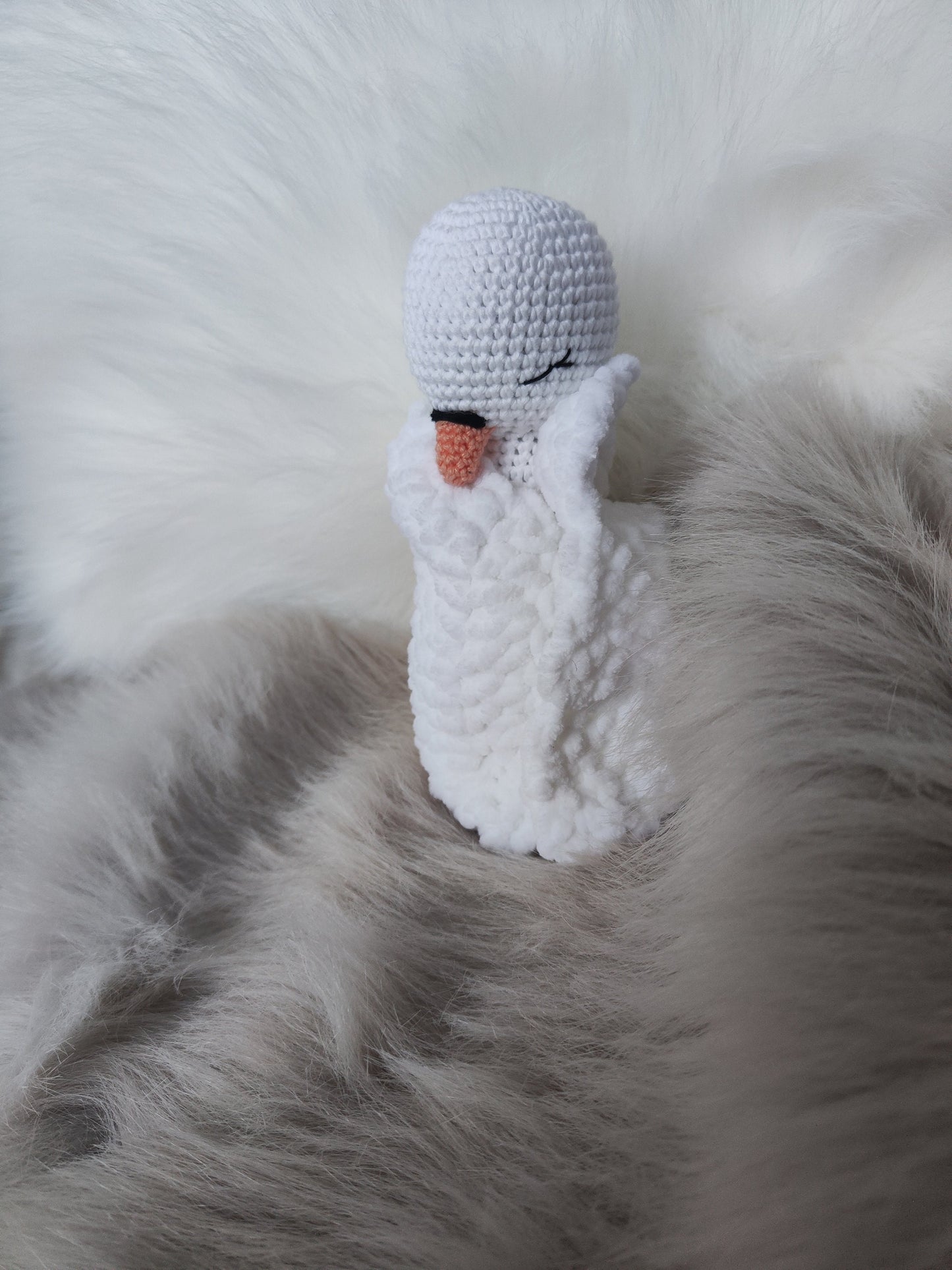Swan Baby Lovey Crochet Pattern PDF