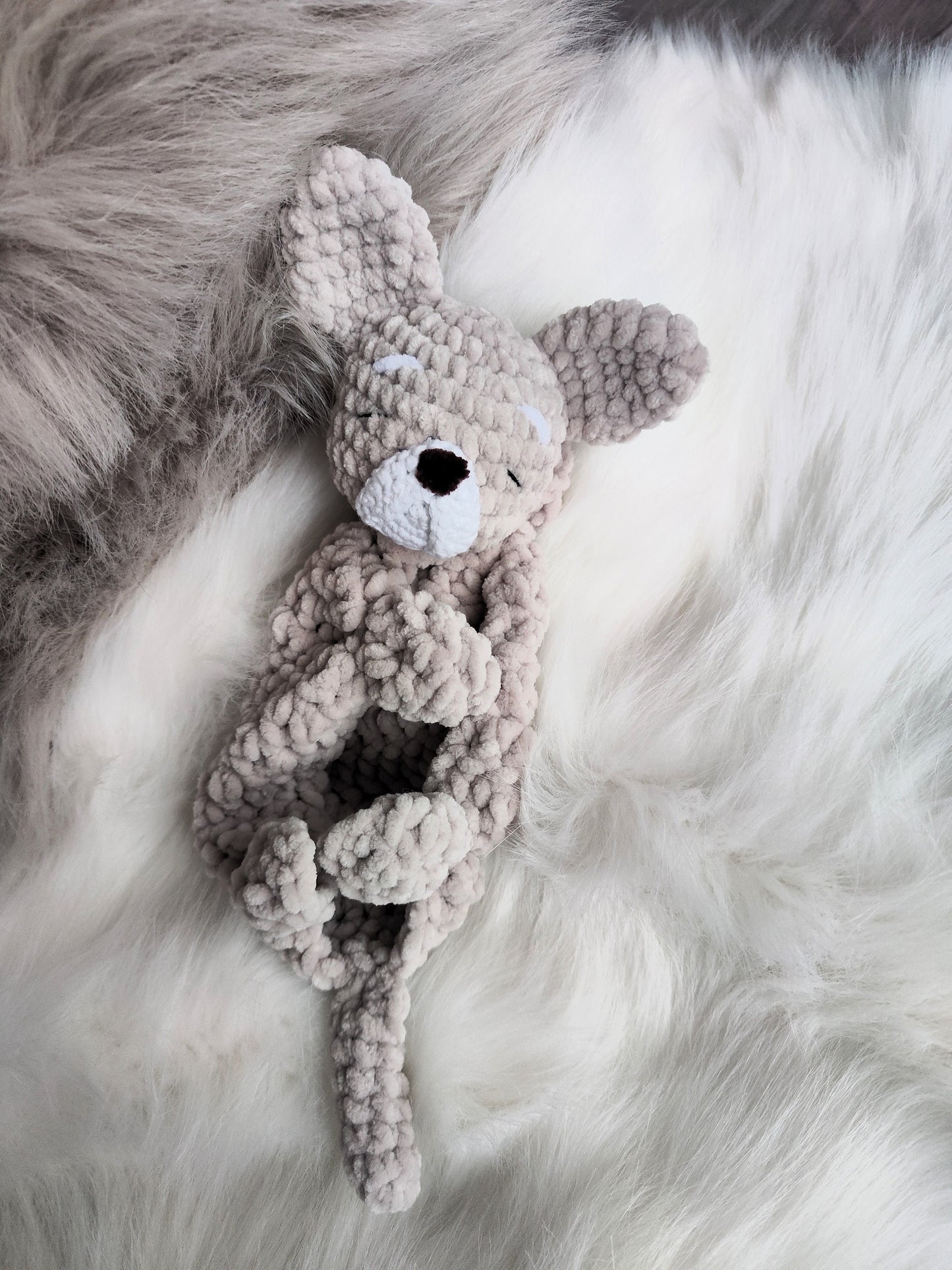 Bulldog Lovey Crochet Pattern PDF