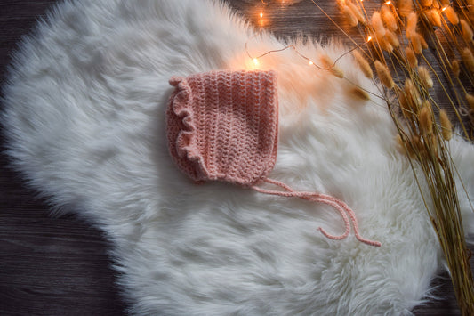 Baby Bonnet Crochet Pattern PDF