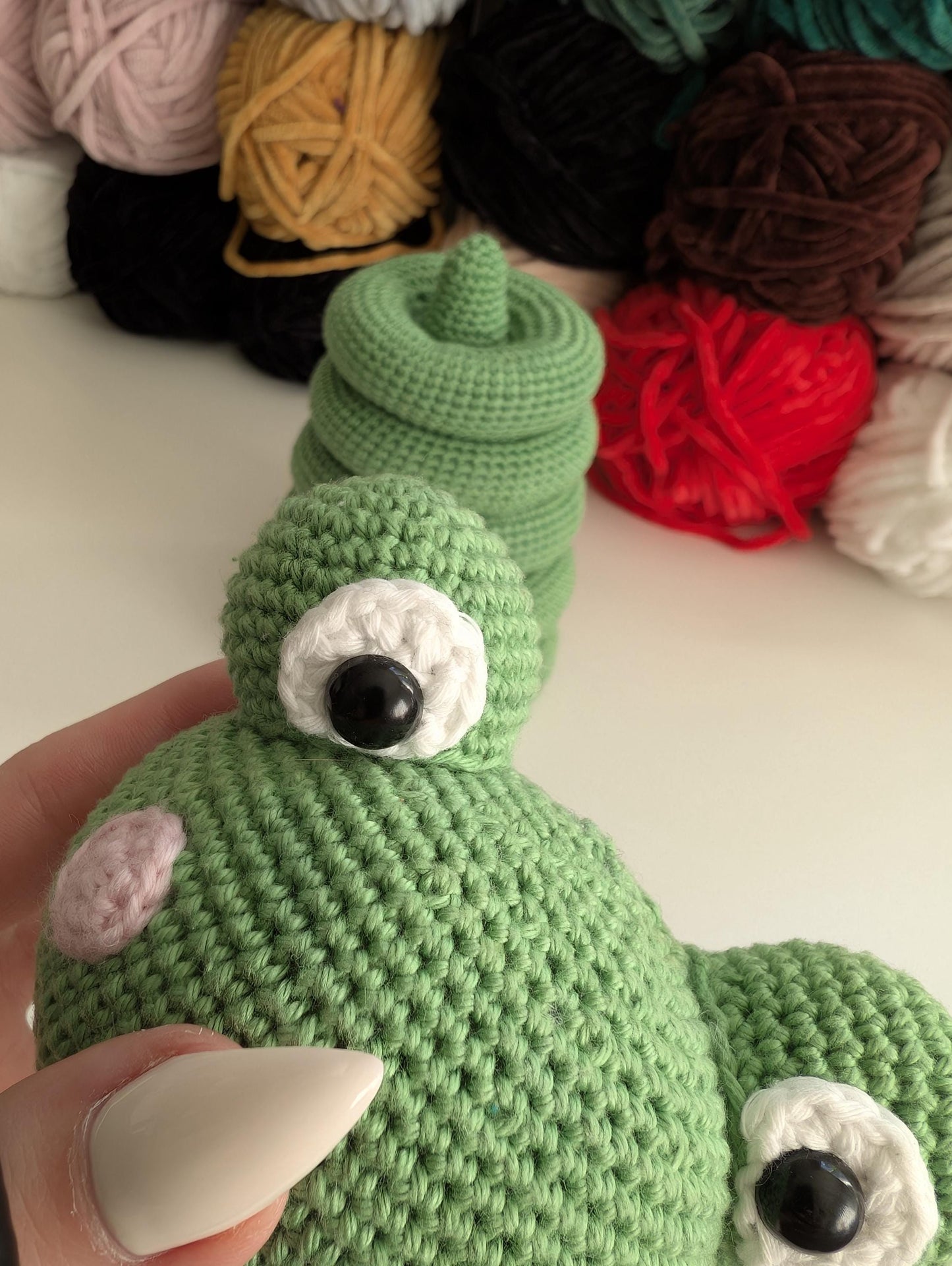 Frog Stacking Toy Crochet Pattern PDF
