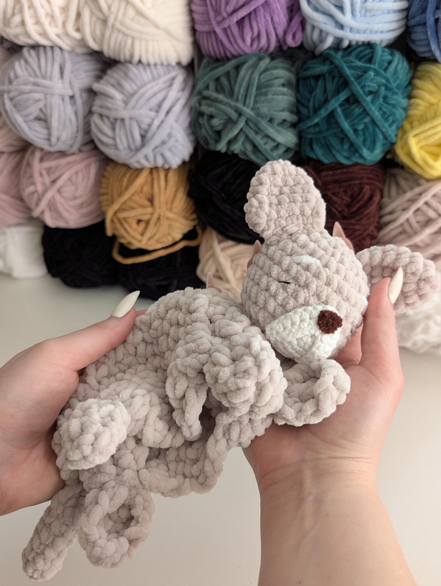 Bulldog Lovey Crochet Pattern PDF