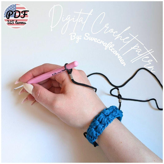 Crochet Hook Bracelet Pattern PDF