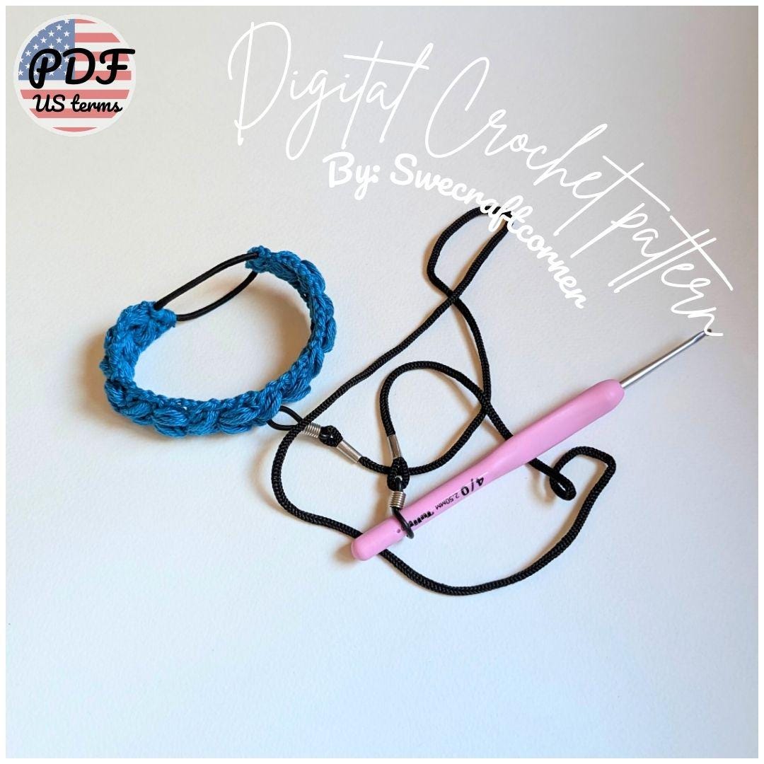 Crochet Hook Bracelet Pattern PDF