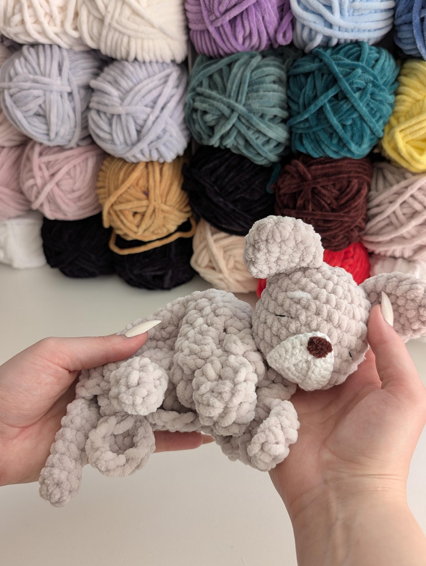 Bulldog Lovey Crochet Pattern PDF