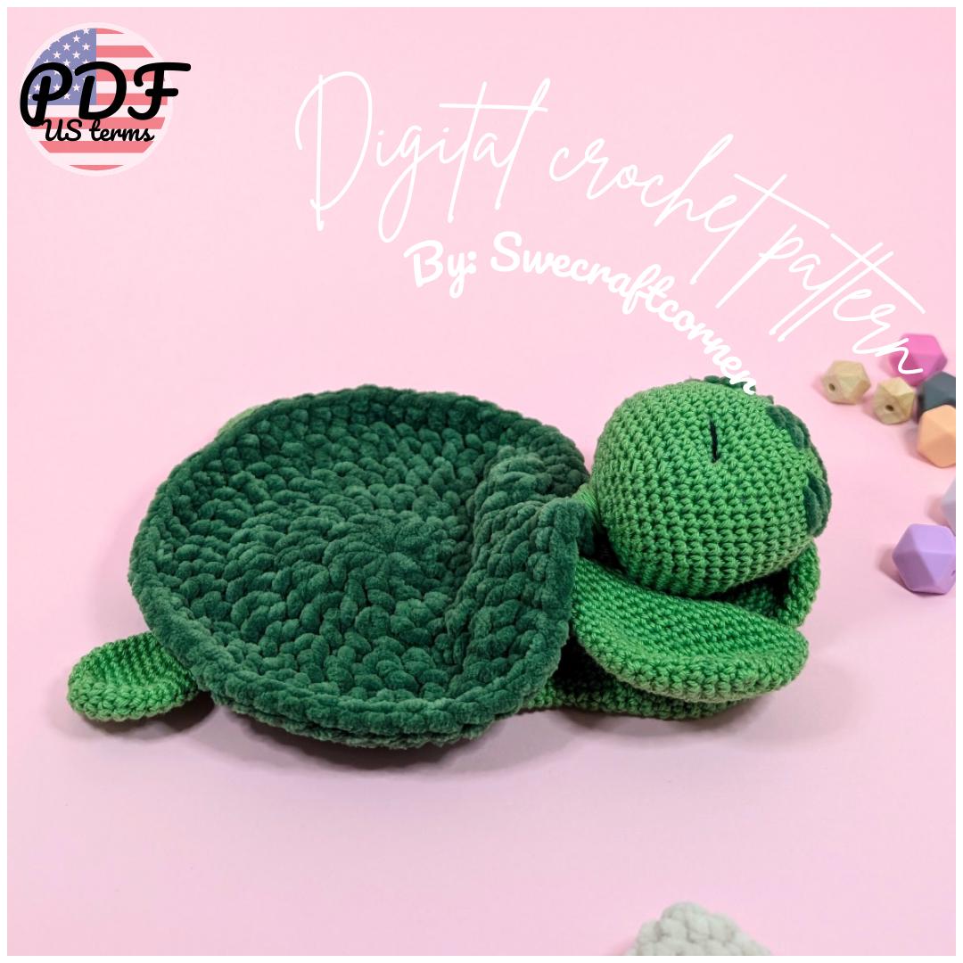 Turtle Baby Lovey Crochet Pattern PDF