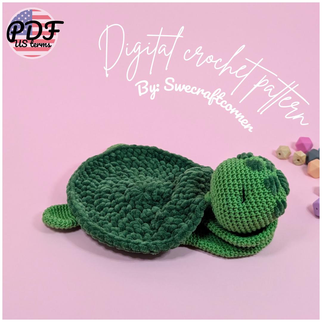 Turtle Baby Lovey Crochet Pattern PDF