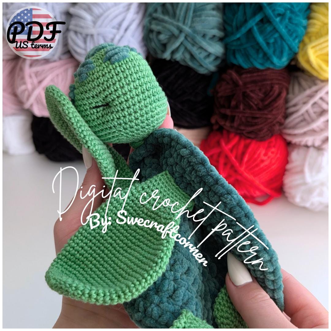 Turtle Baby Lovey Crochet Pattern PDF