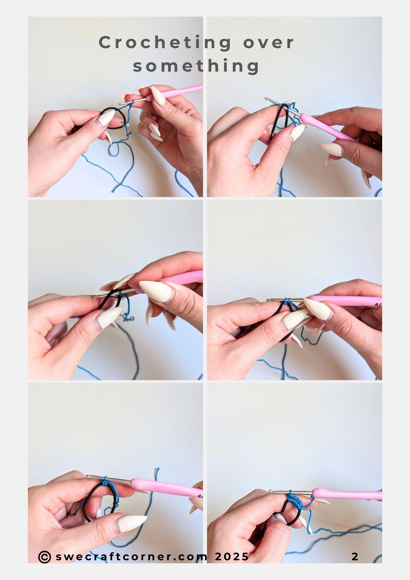 Crochet Hook Bracelet Pattern PDF