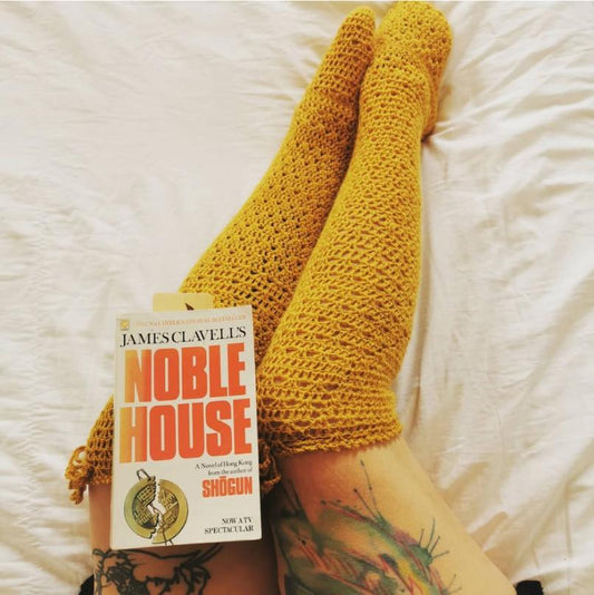 Over Knee Socks Crochet Pattern PDF