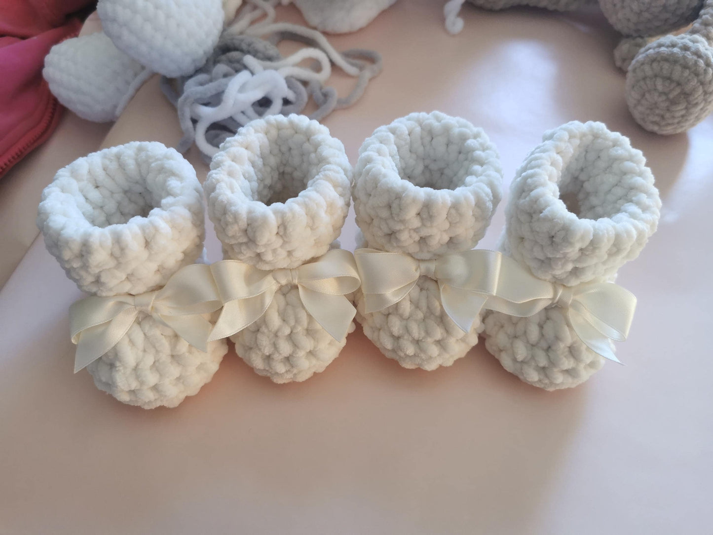 Quick Baby Booties Crochet Pattern PDF