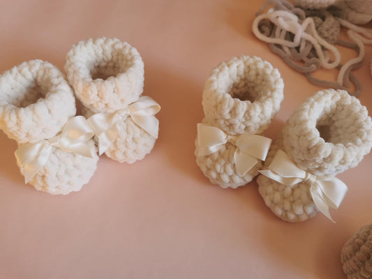Quick Baby Booties Crochet Pattern PDF