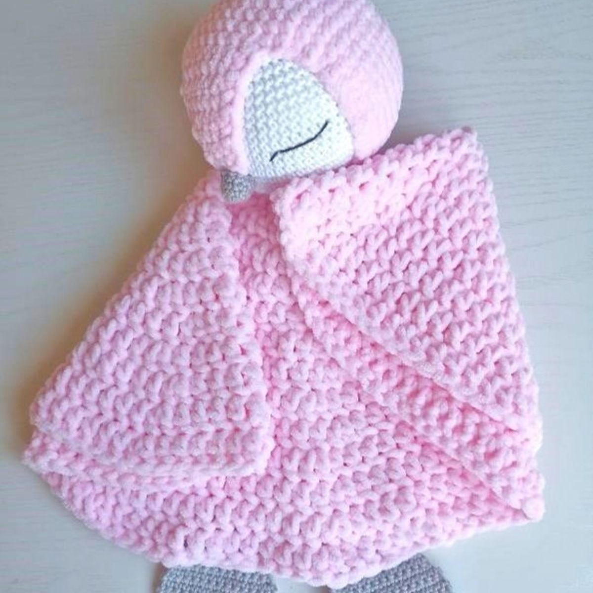 Penguin Baby Lovey Crochet Pattern PDF